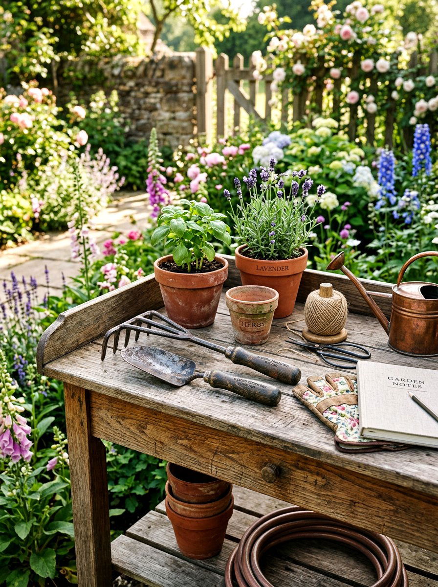 Decorative Gardening Tools - 25 Spring Photo Prop Ideas