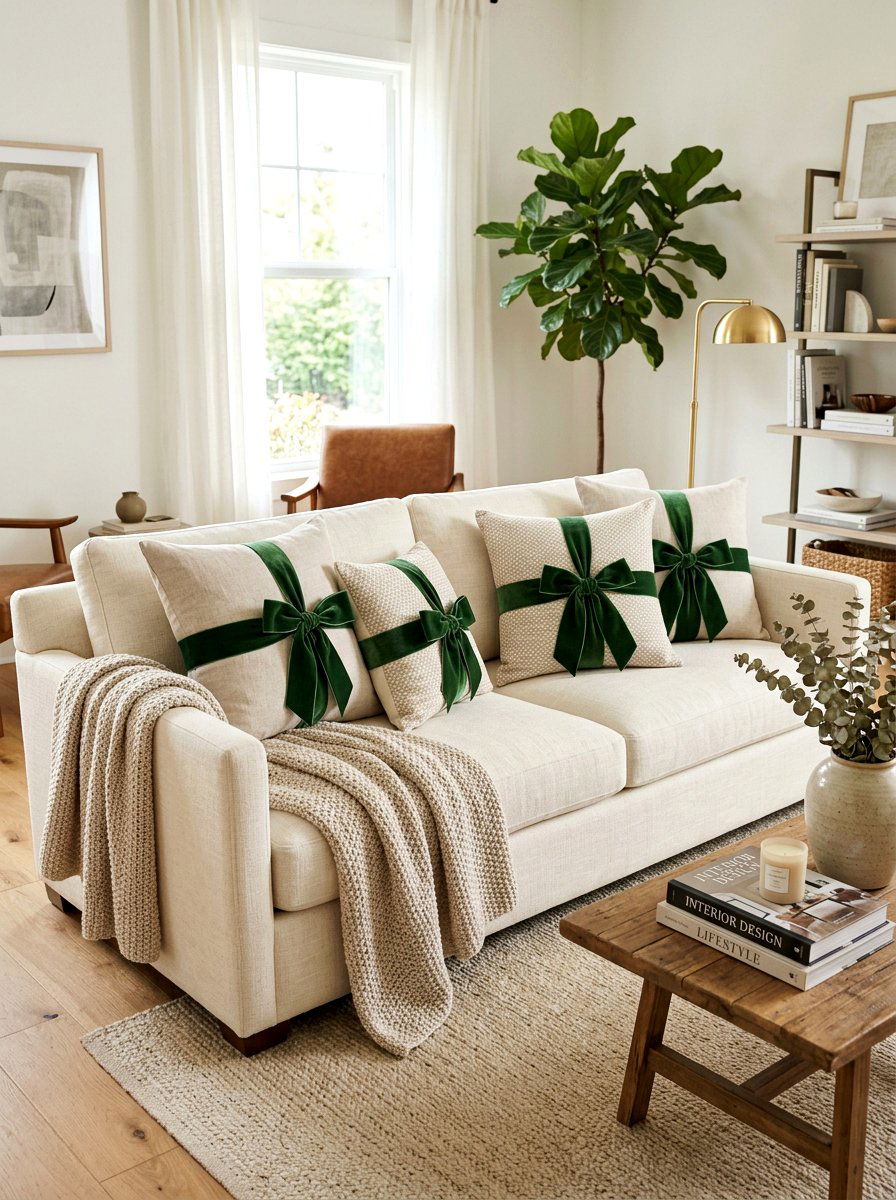 Decorative Pillow Ribbon - 25 Spring Ribbon Decor Ideas