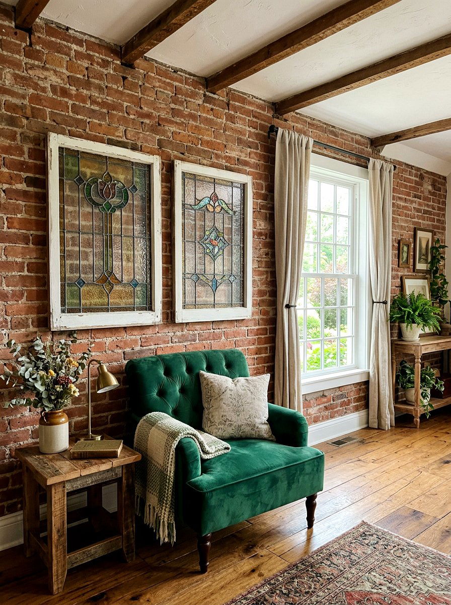 Decorative Window Panes - 25 Spring Living Room Wall Decor Ideas