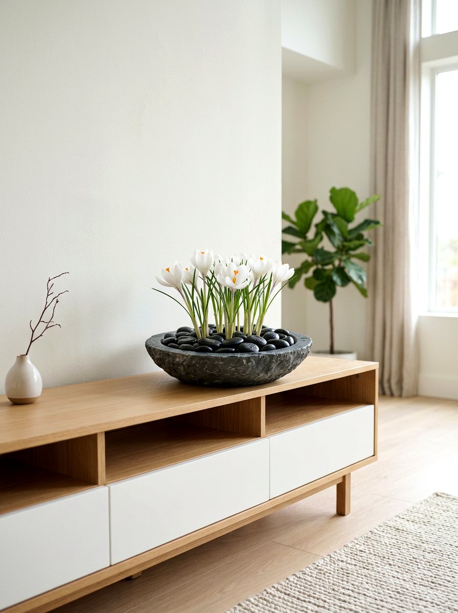 Decorative stone crocus bowl - 25 Spring Crocus Bowl Ideas