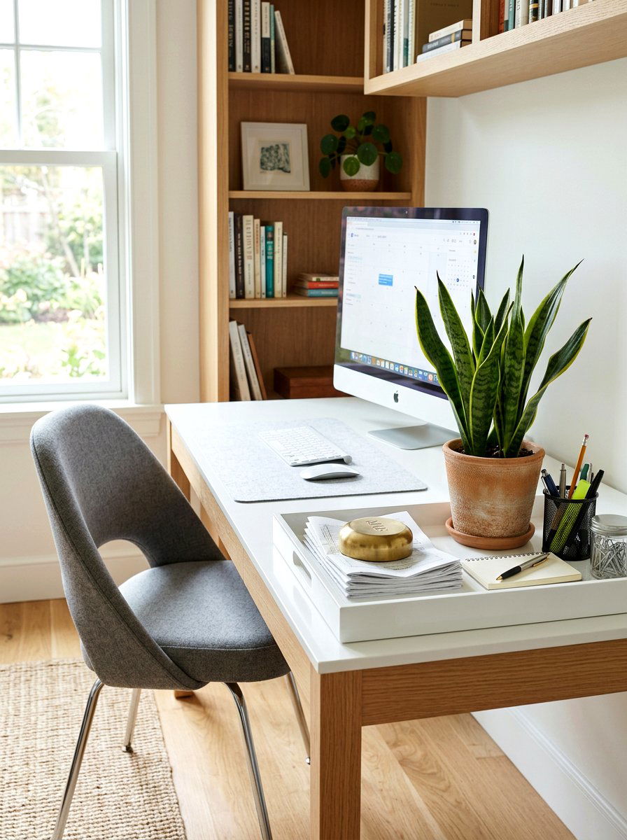 Desktop Office Spring Tray - 25 Spring Decorative Tray Ideas