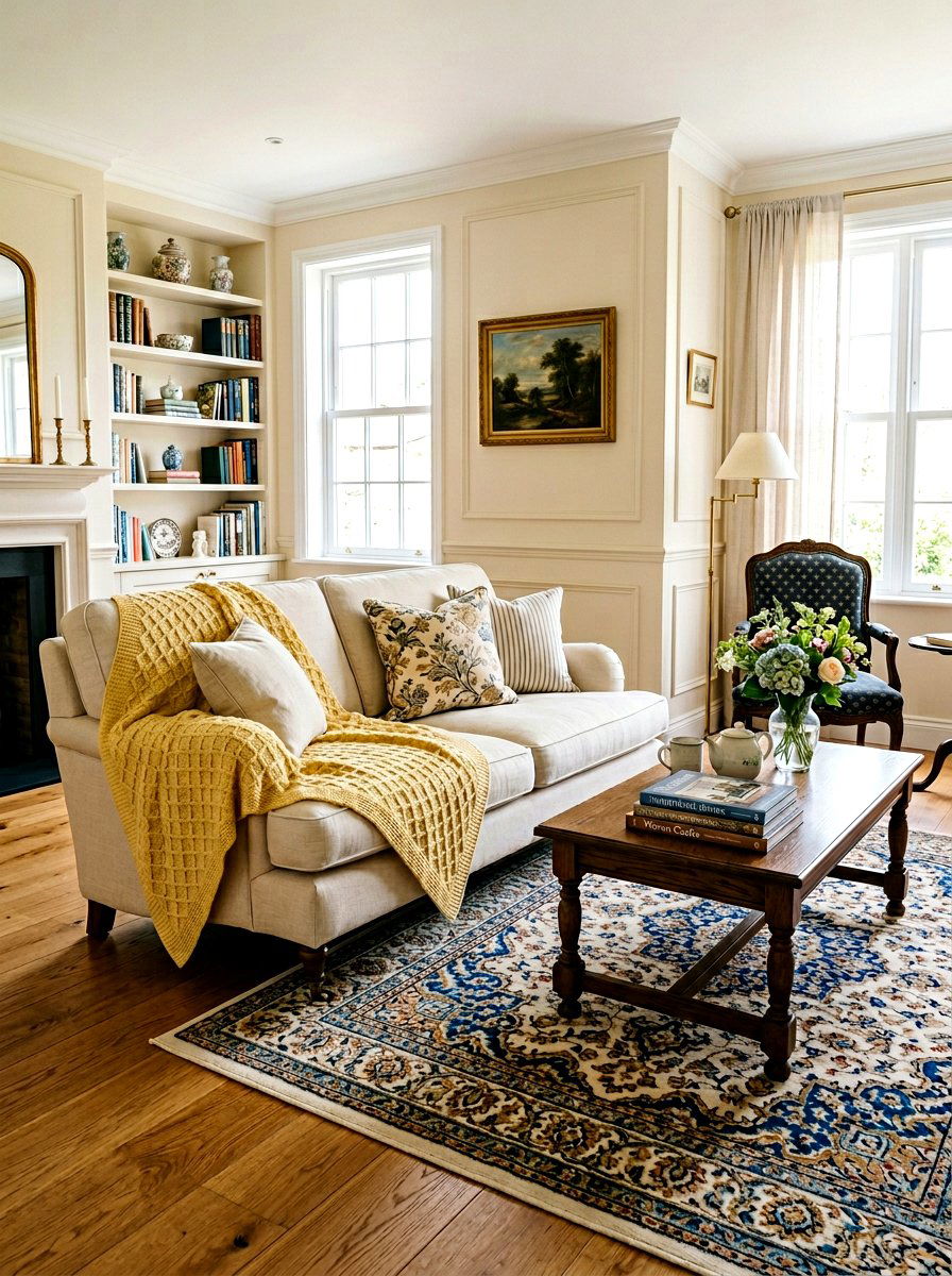 Diamond Knit Throw - 25 Spring Knit Throw Ideas