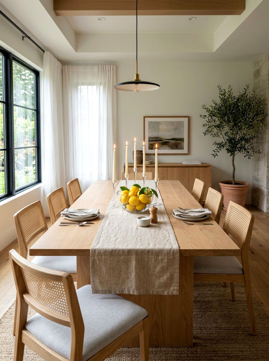 Dining Room Centerpiece - 25 Spring Cleaning Decor Ideas
