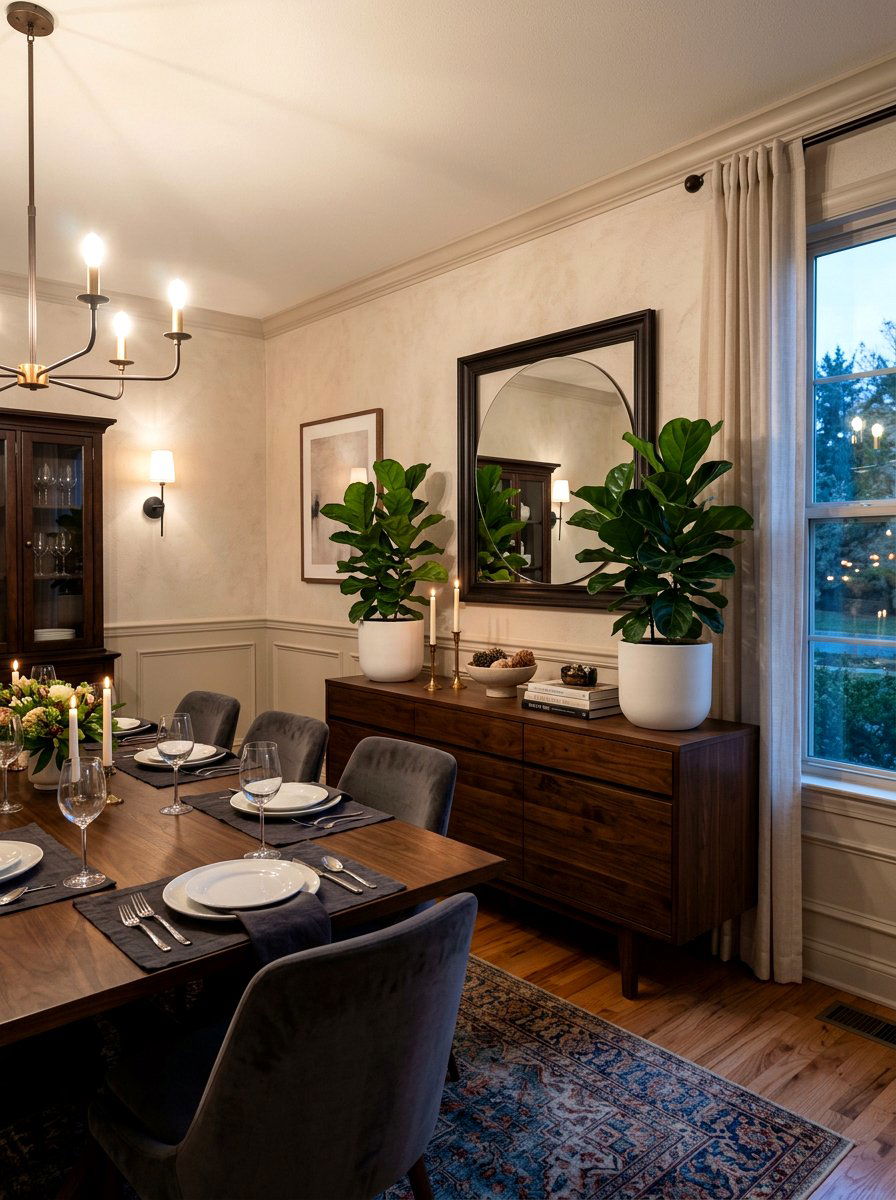 Dining Room Credenza Plants - 25 Spring Plant Shelf Ideas