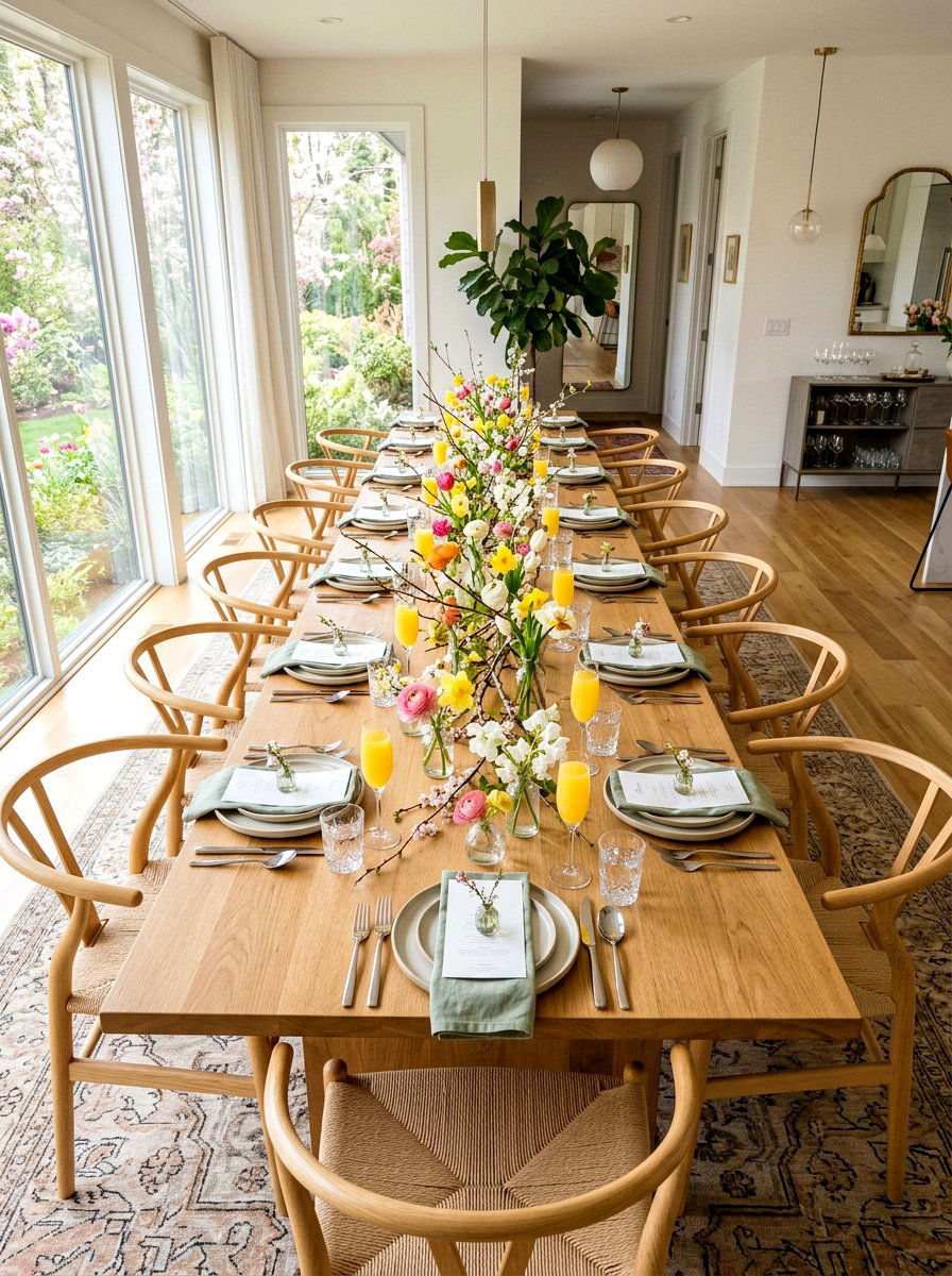 Dining Table Branch - 25 Spring Branch Arrangement Ideas