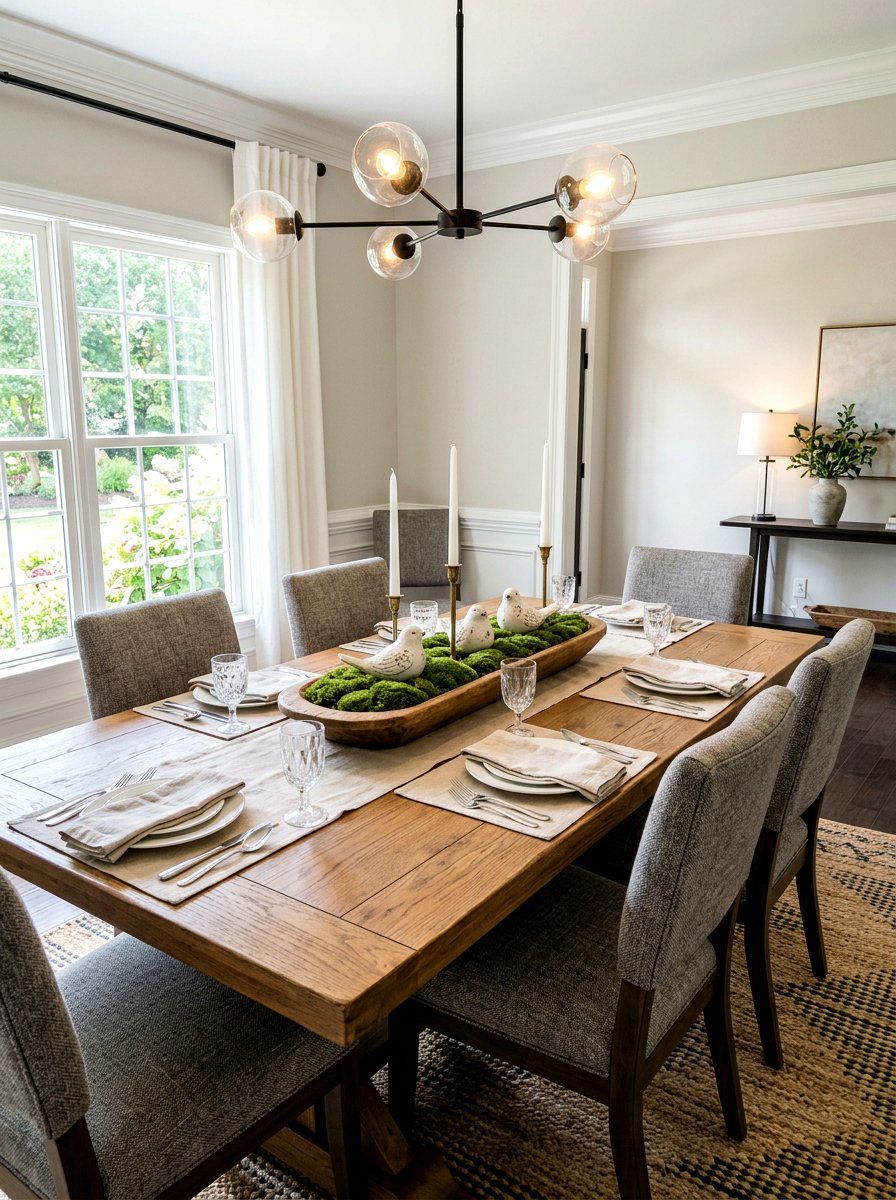 Dining Table Tray Centerpiece - 25 Spring Wooden Tray Decor Ideas