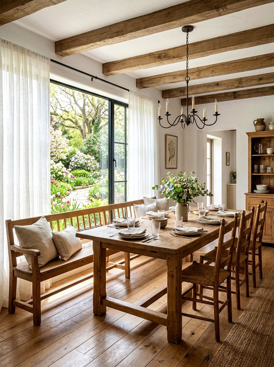 Dining room sheer curtain - 25 Spring Sheer Curtain Ideas