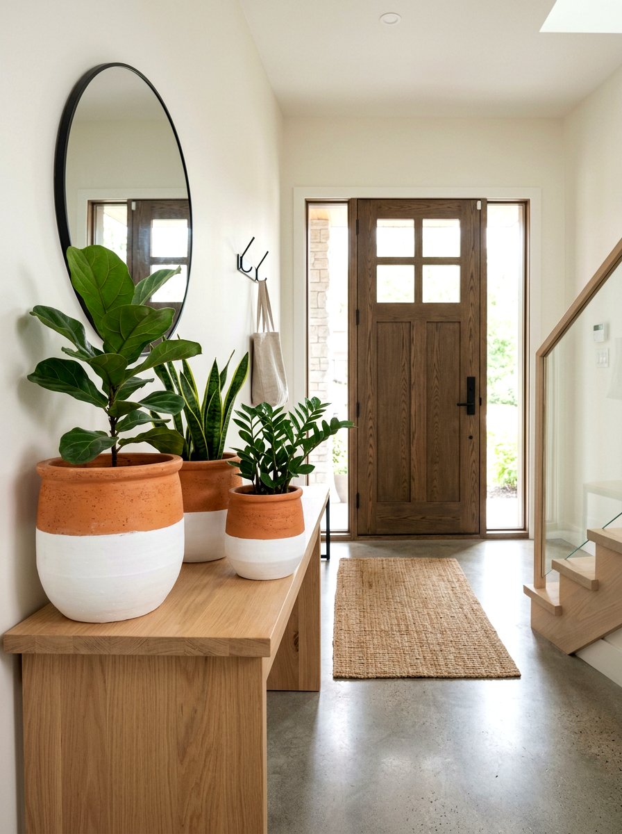 Dip dyed terracotta - 25 Spring Terracotta Pot Ideas