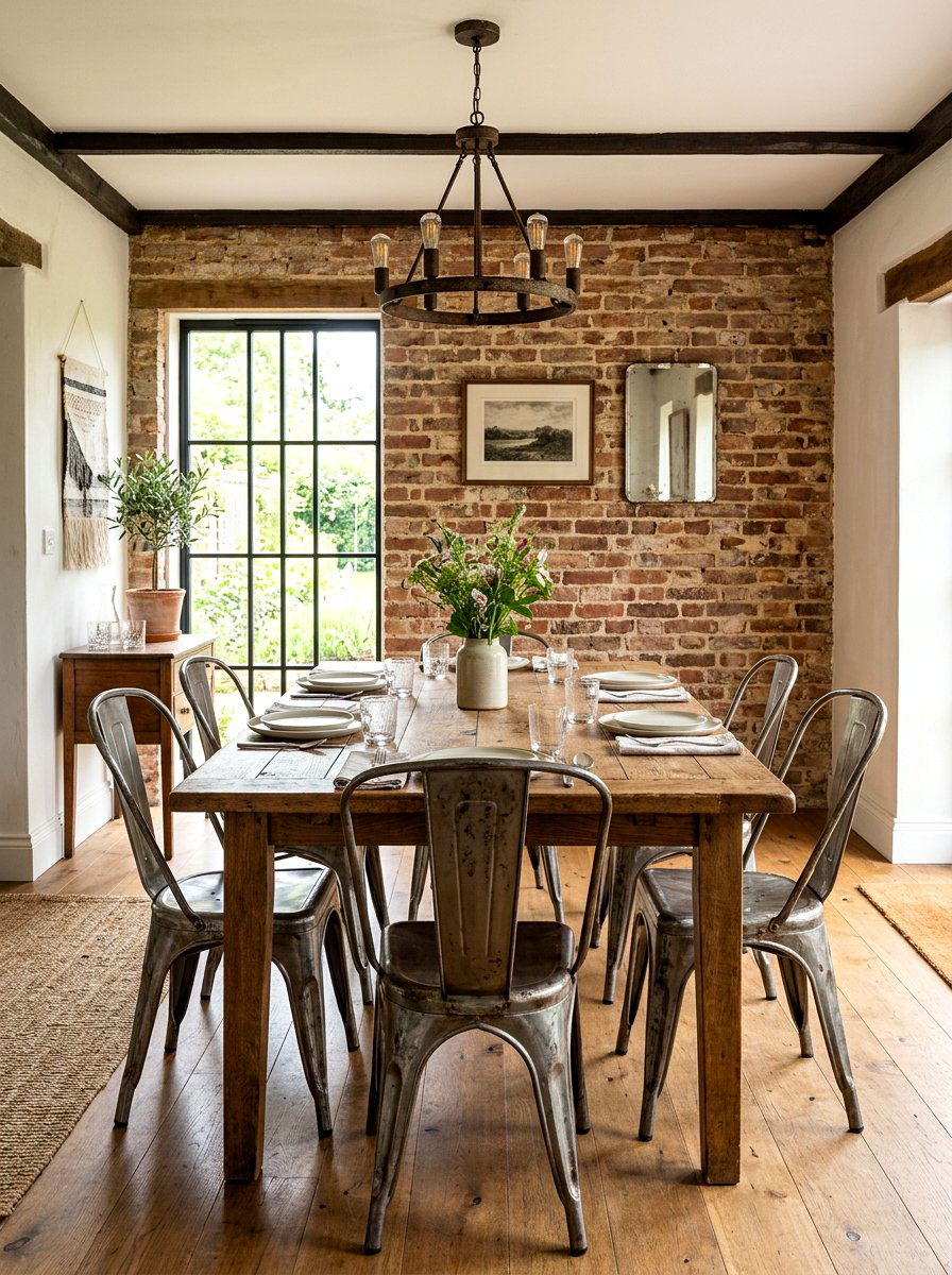 Distressed Metal Chairs - 25 Spring Distressed Furniture Ideas