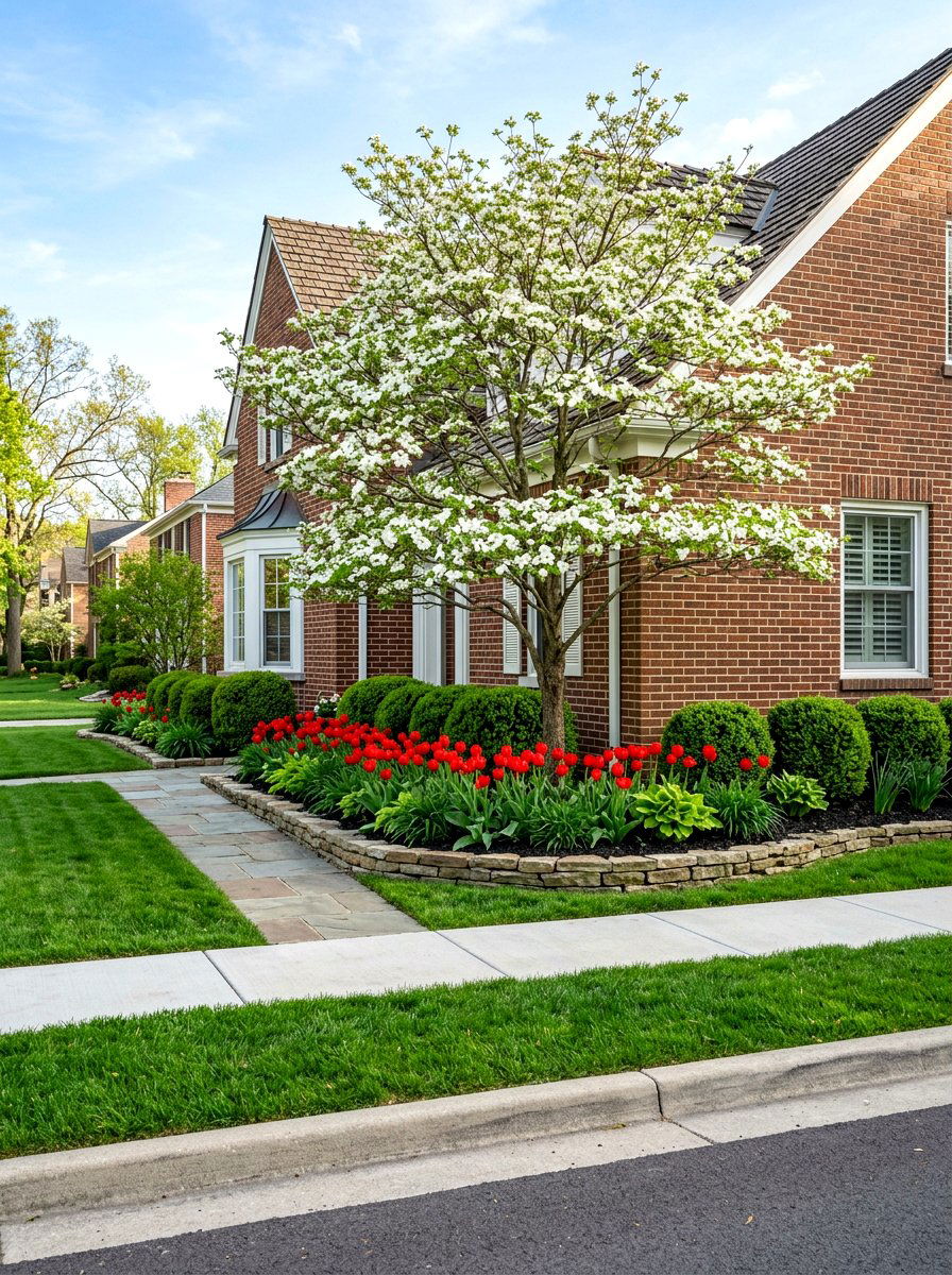 Dogwood Tree Foundation Planting - 25 Spring Dogwood Tree Ideas