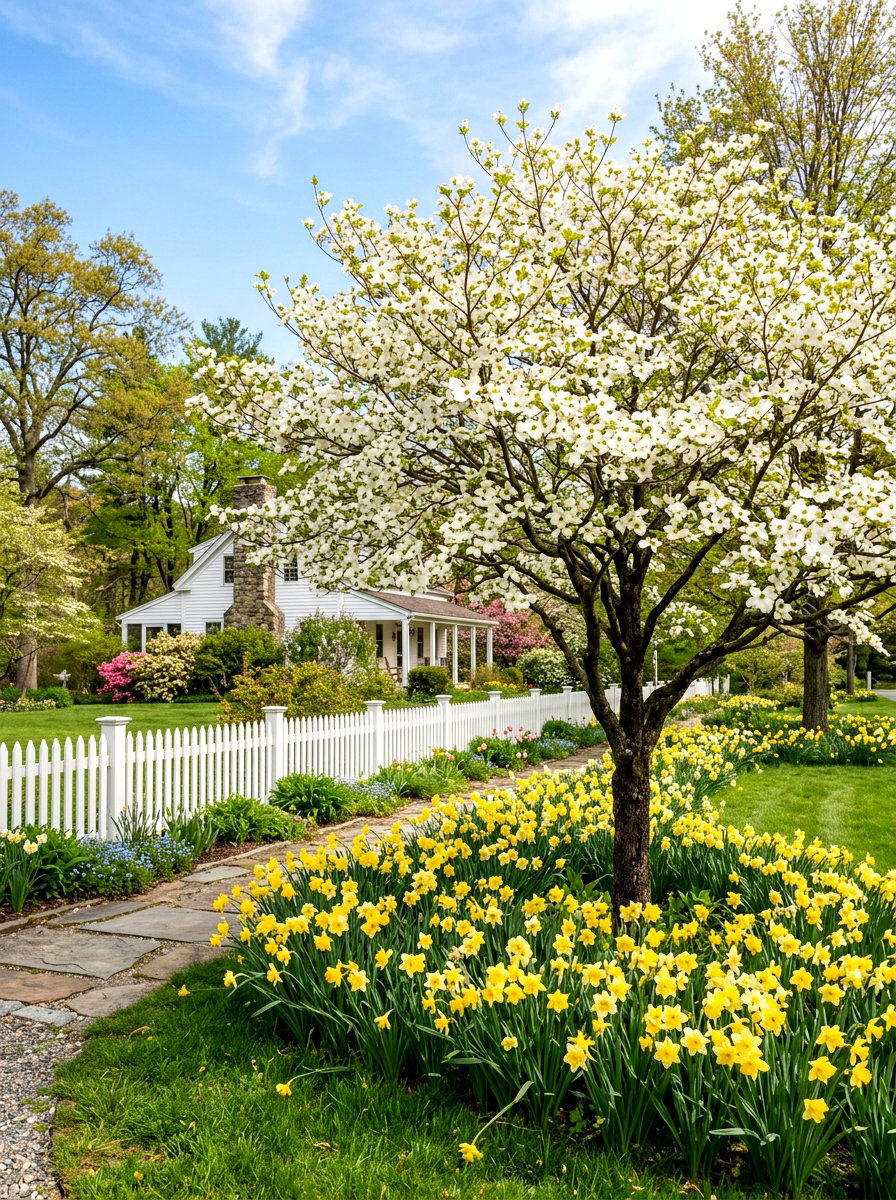 Dogwood Tree Spring Bloom - 25 Spring Dogwood Tree Ideas