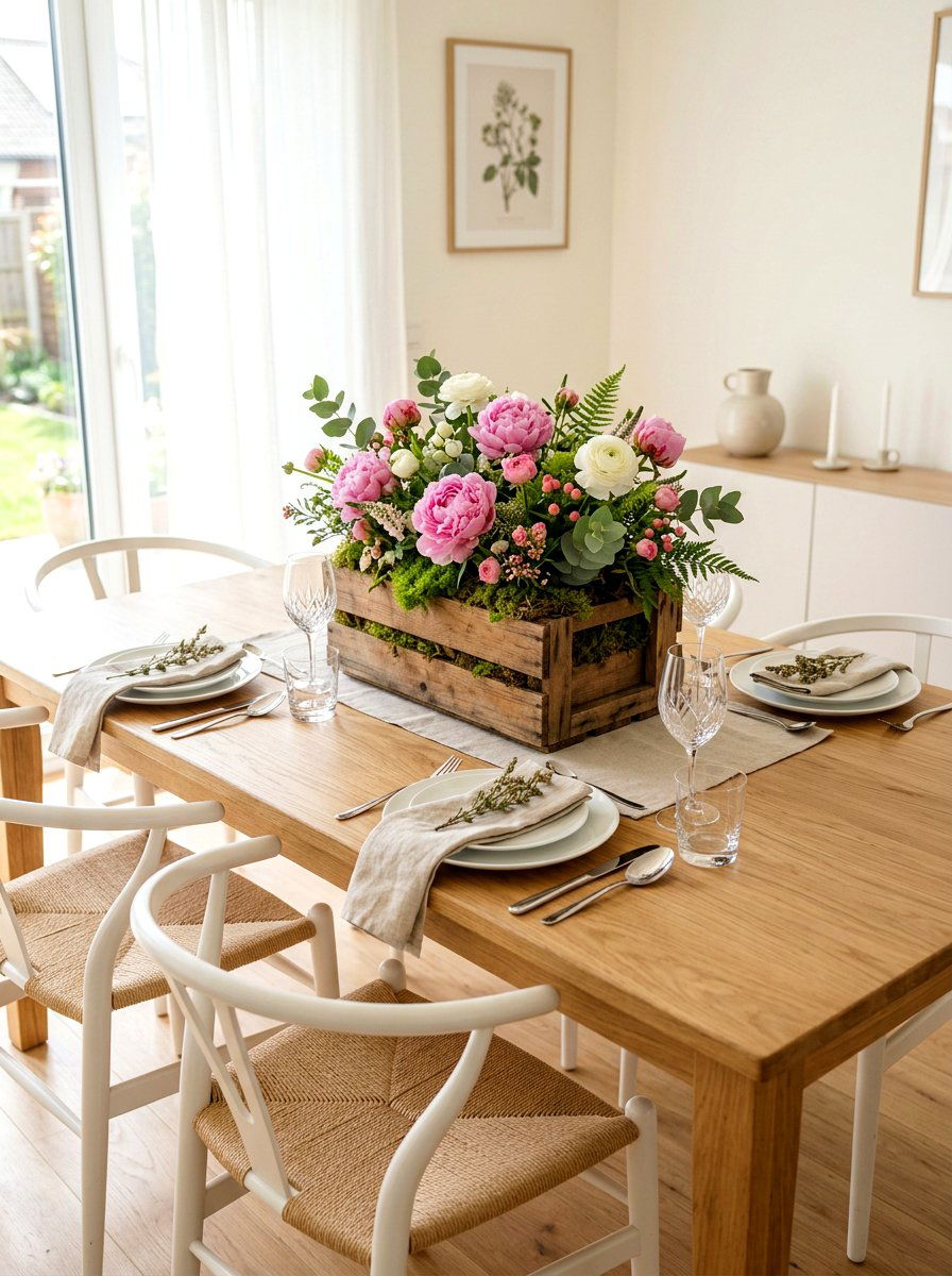 Dollar Store Floral Centerpiece - 25 Spring Dollar Store Decor Ideas