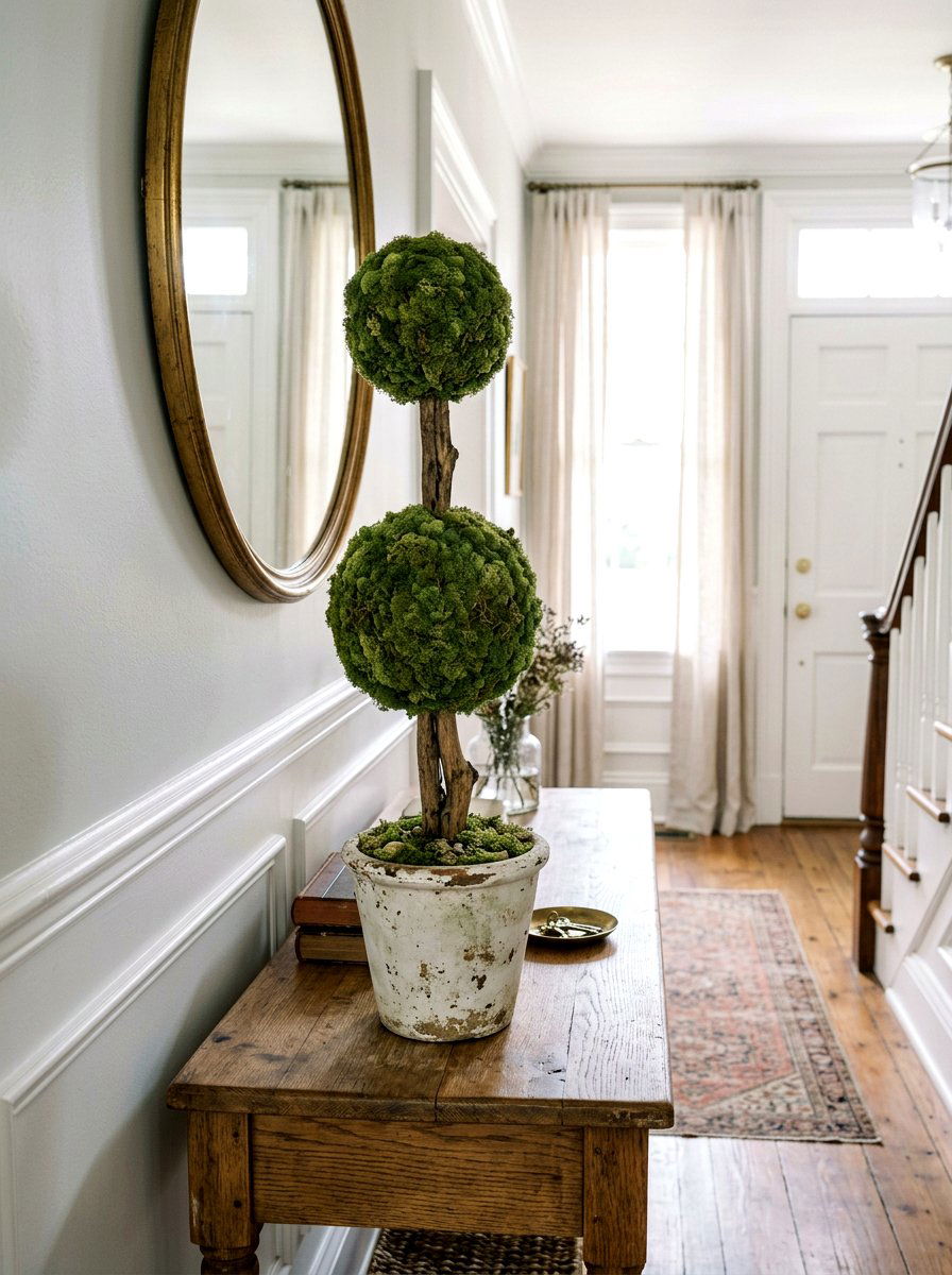 Double Ball Topiary - 25 Spring Moss Topiary Ideas