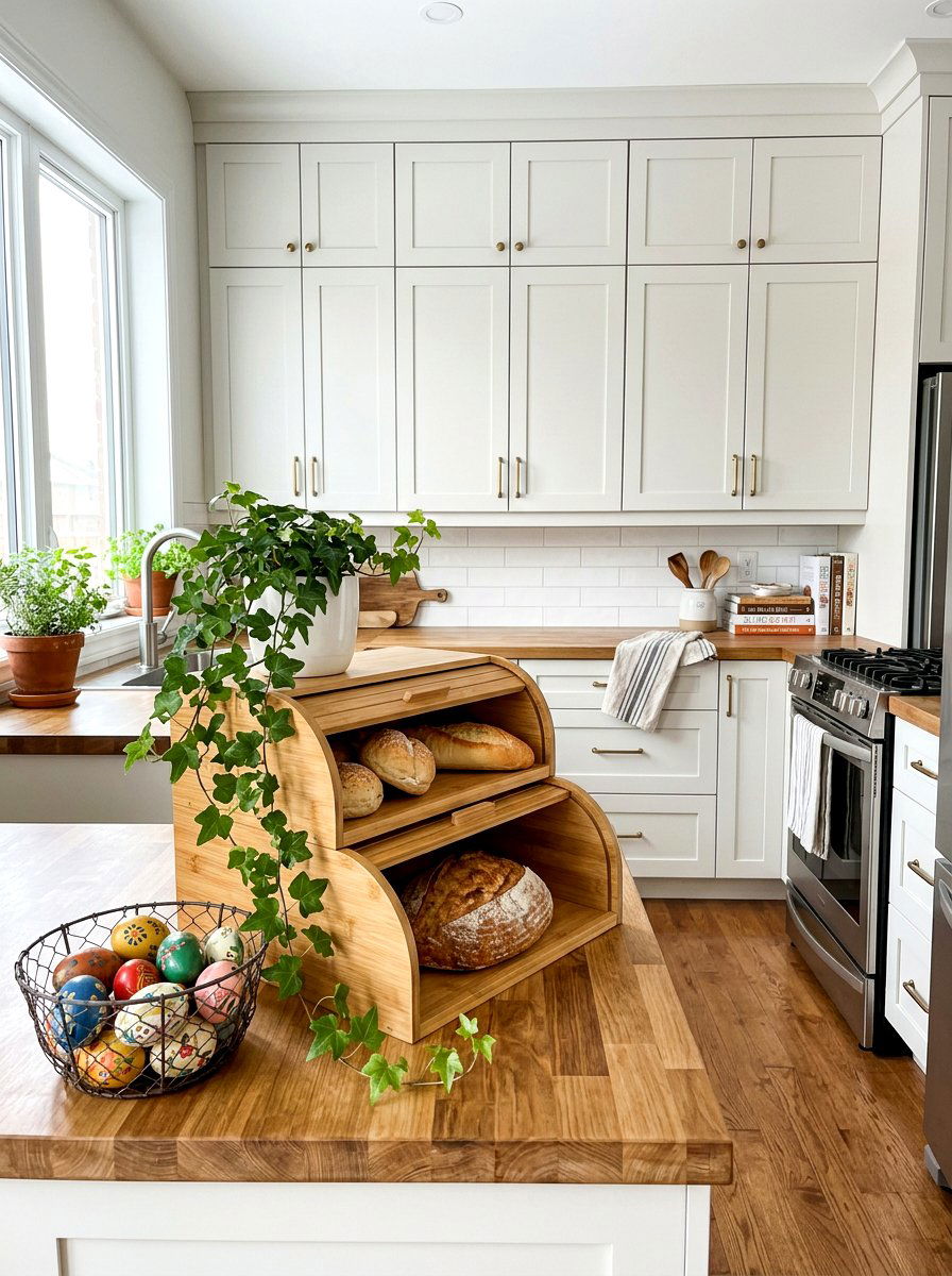 Double Layer Bread Box - 25 Spring Bread Box Decor Ideas