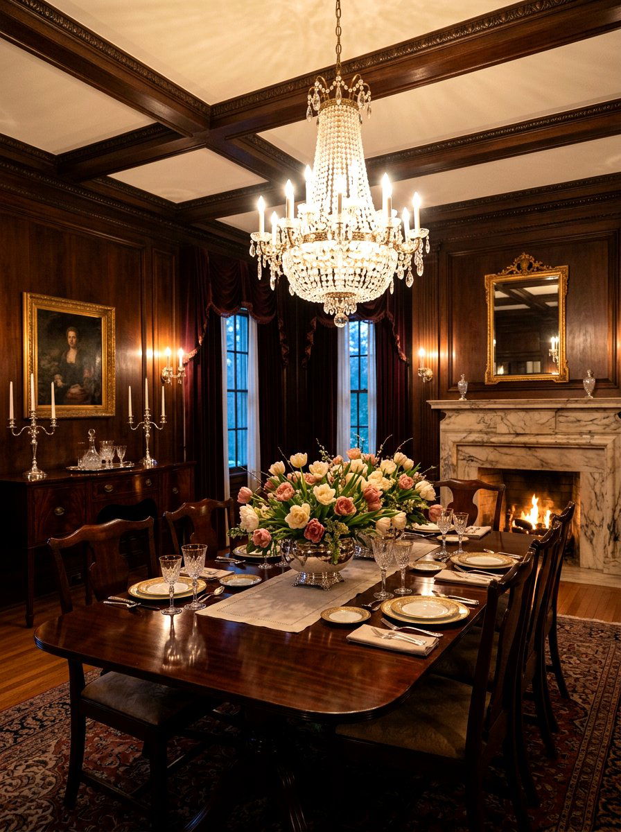 Double tulip floral display - 25 Spring Tulip Arrangement Ideas