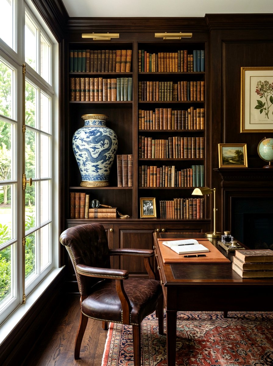 Dragon motif ceramic vase - 25 Spring Chinoiserie Decor Ideas