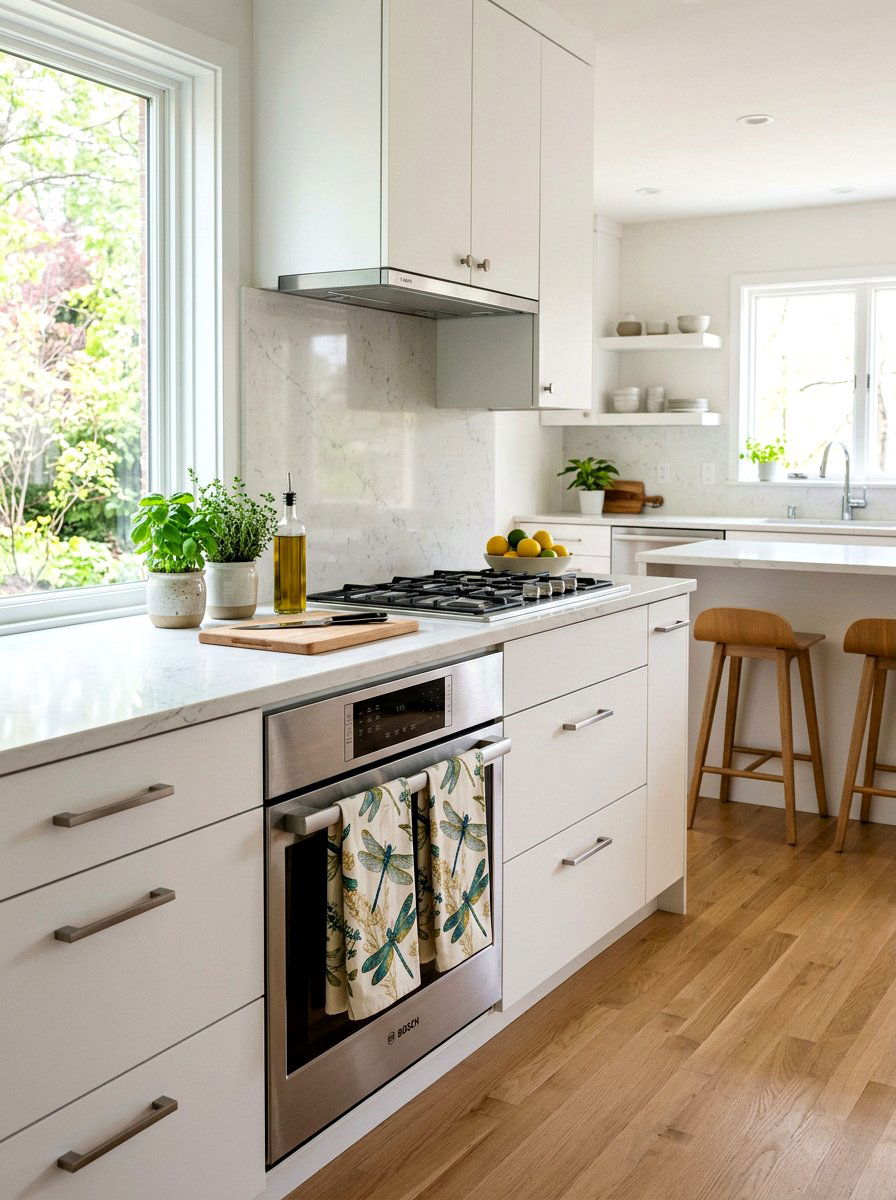 Dragonfly kitchen towels - 25 Spring Dragonfly Decor Ideas