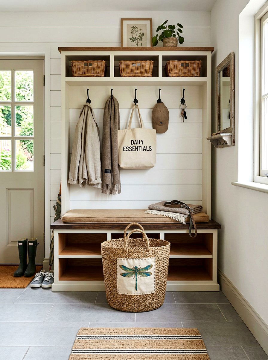 Dragonfly storage basket - 25 Spring Dragonfly Decor Ideas