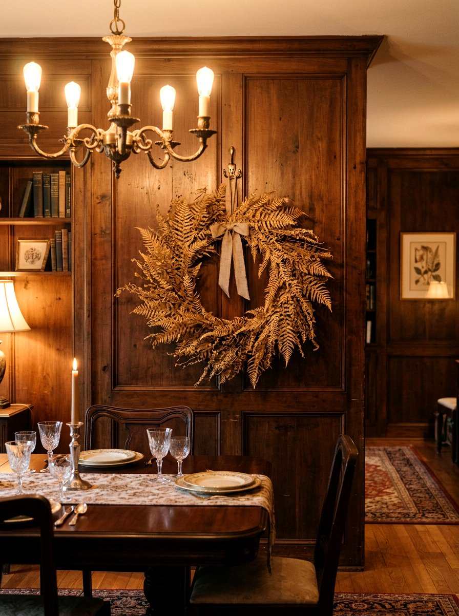 Dried Fern Wreath - 25 Spring Fern Wreath Ideas