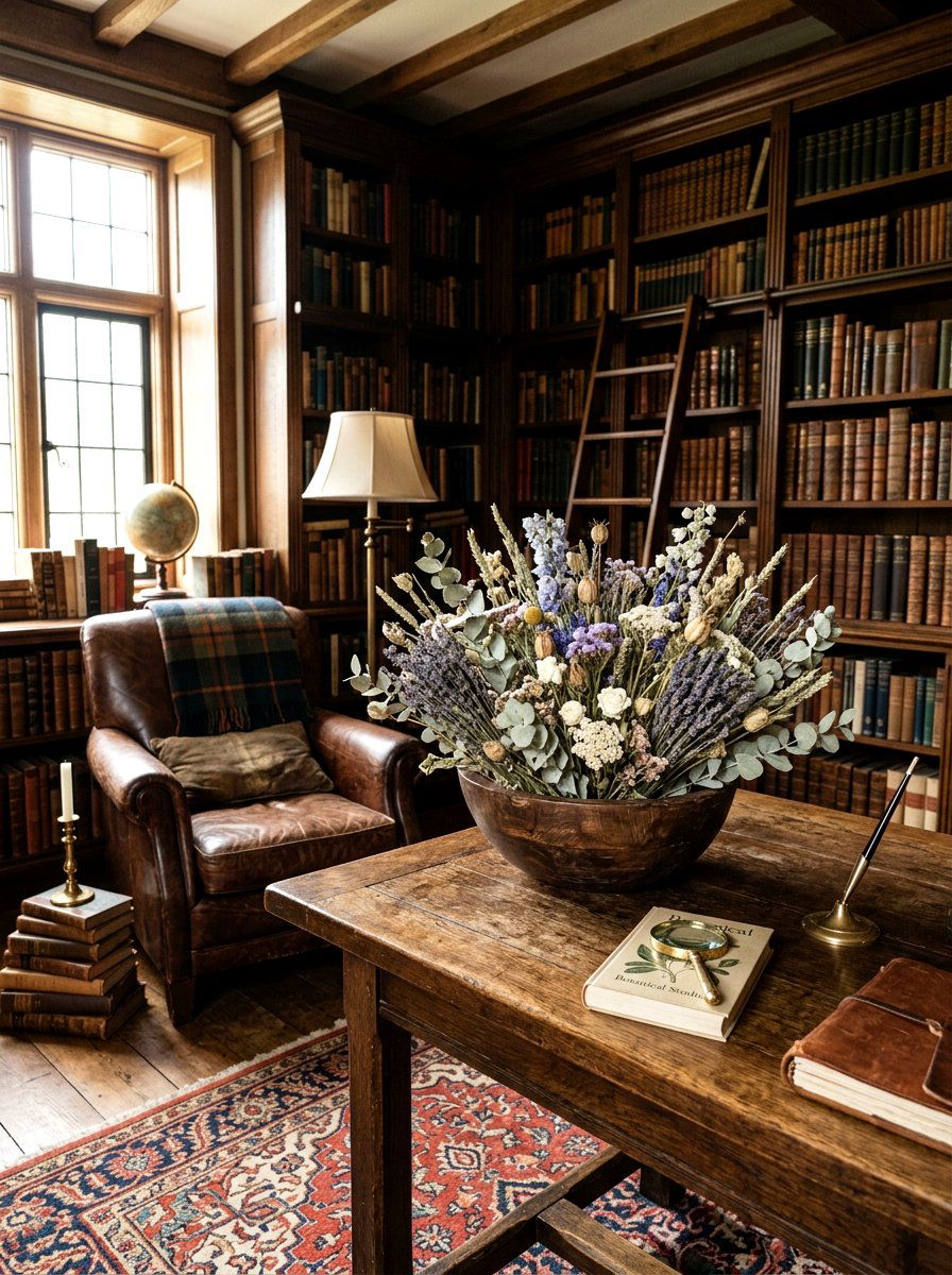 Dried Flower Spring Bowl - 25 Spring Flower Bowl Ideas