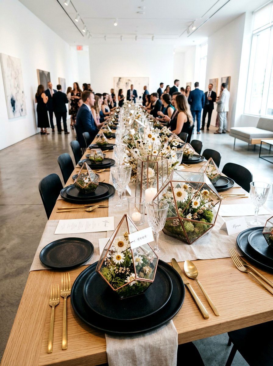 Dried Flower Terrarium - 25 Spring Wedding Centerpiece Ideas