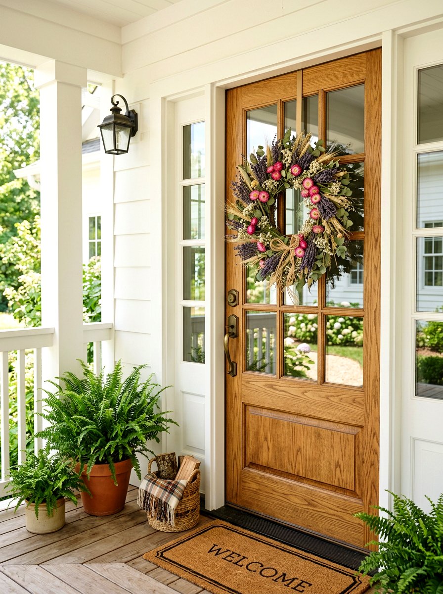 Dried Flower Wreath - 25 Spring Craft Ideas for Adults