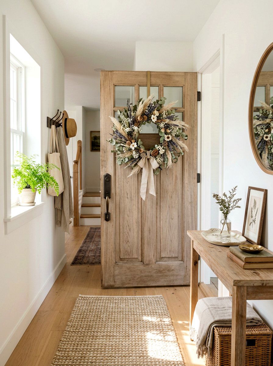 Dried Flower Wreath - 25 Spring DIY Craft Ideas