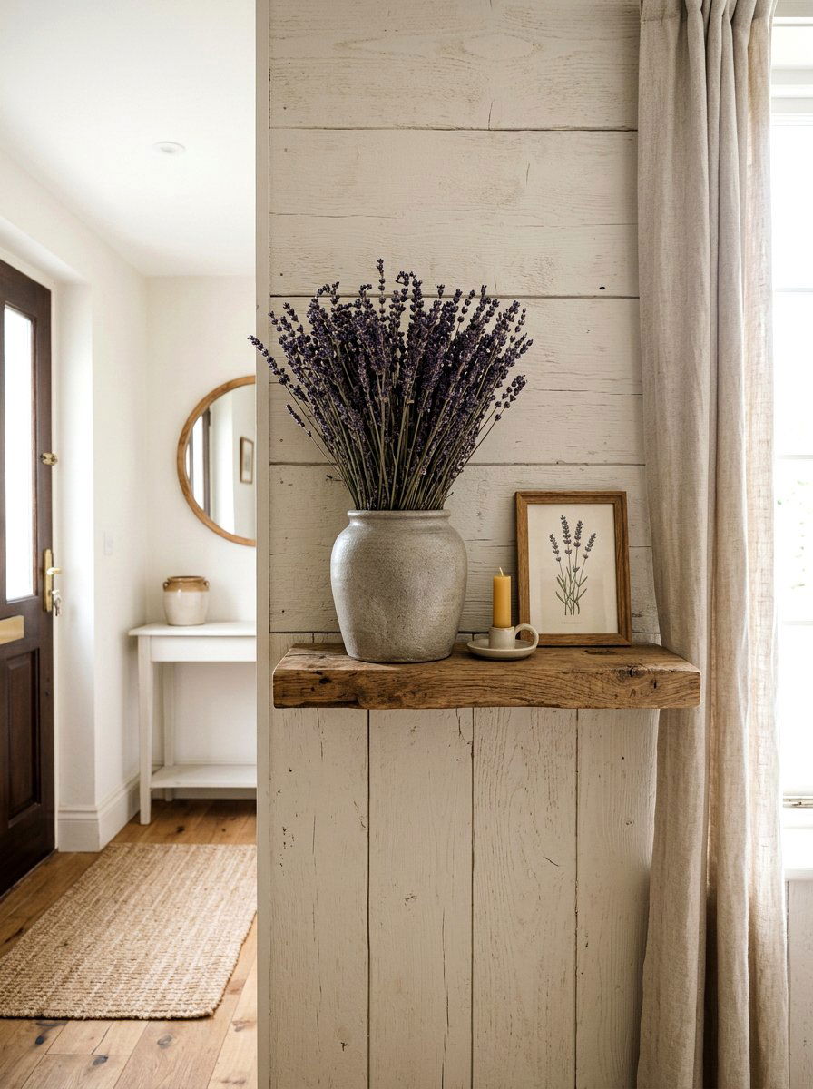 Dried Lavender Bunch - 25 Spring Foyer Decor Ideas