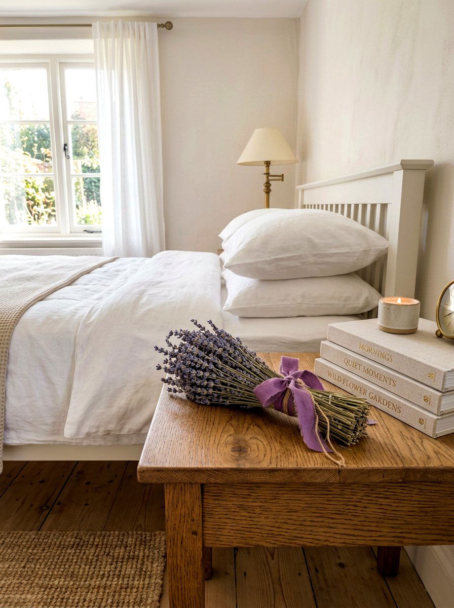 Dried Lavender Bundle - 25 Spring DIY Decor Ideas