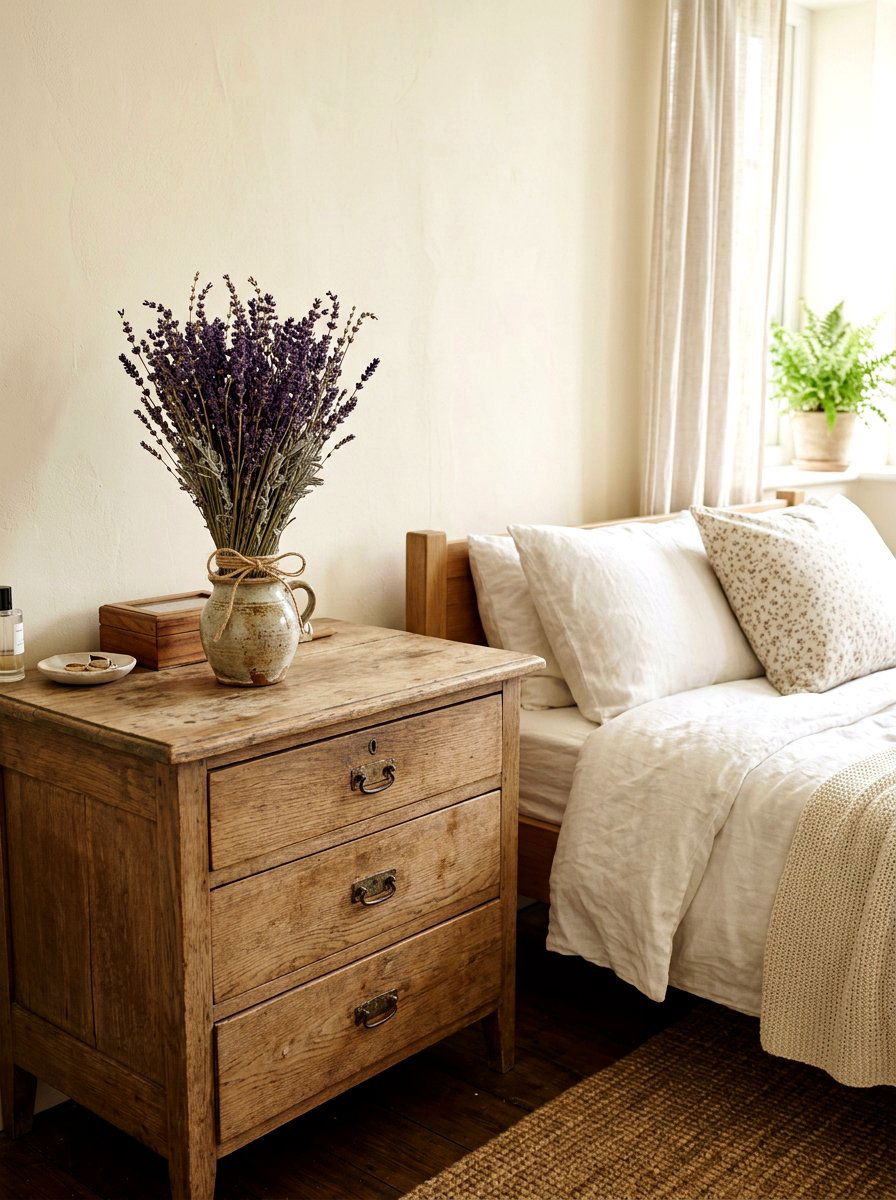 Dried Lavender Bundle - 25 Spring Dresser Top Decor Ideas