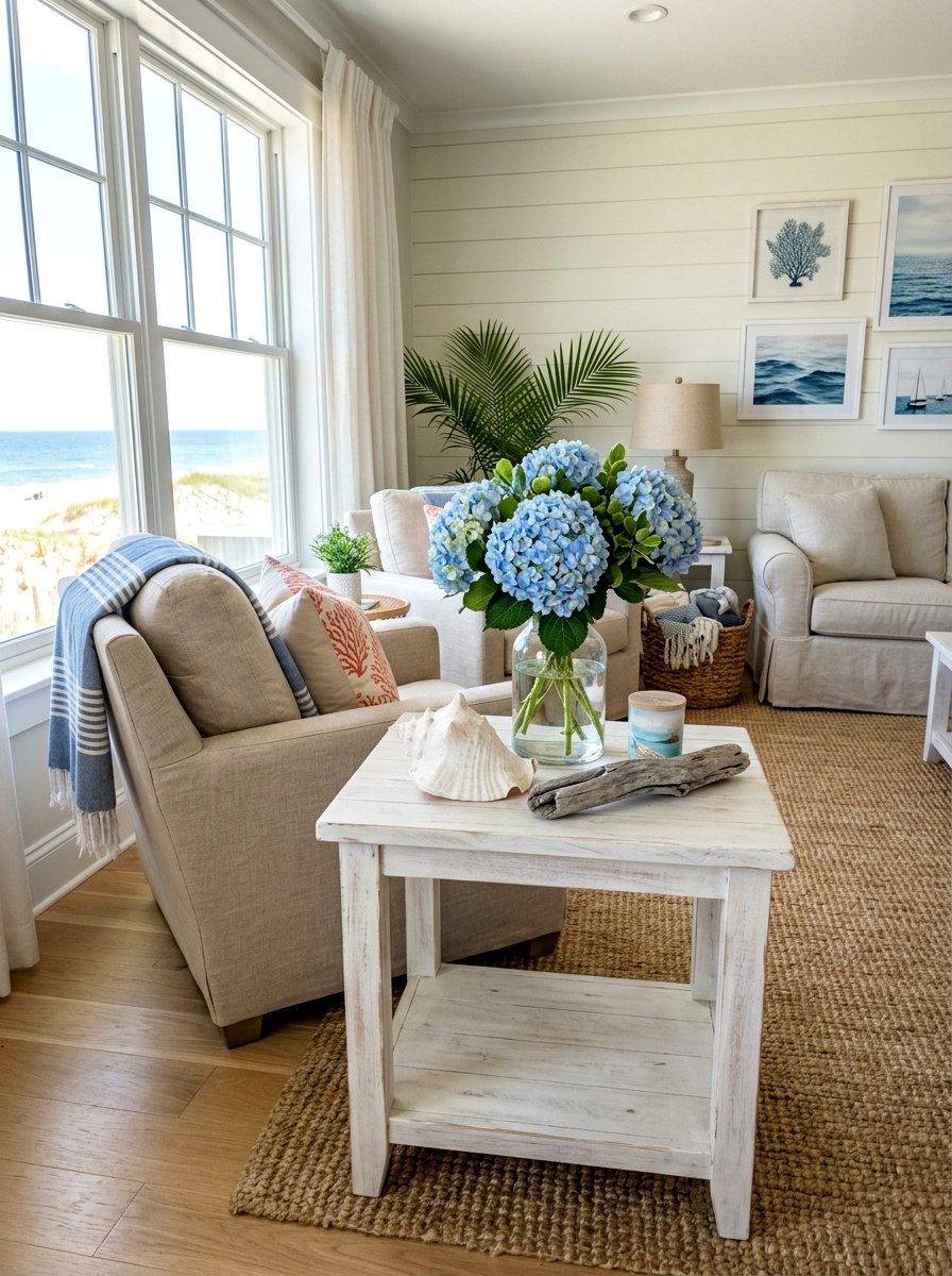 Dried Lavender Bundle - 25 Spring Side Table Decor Ideas