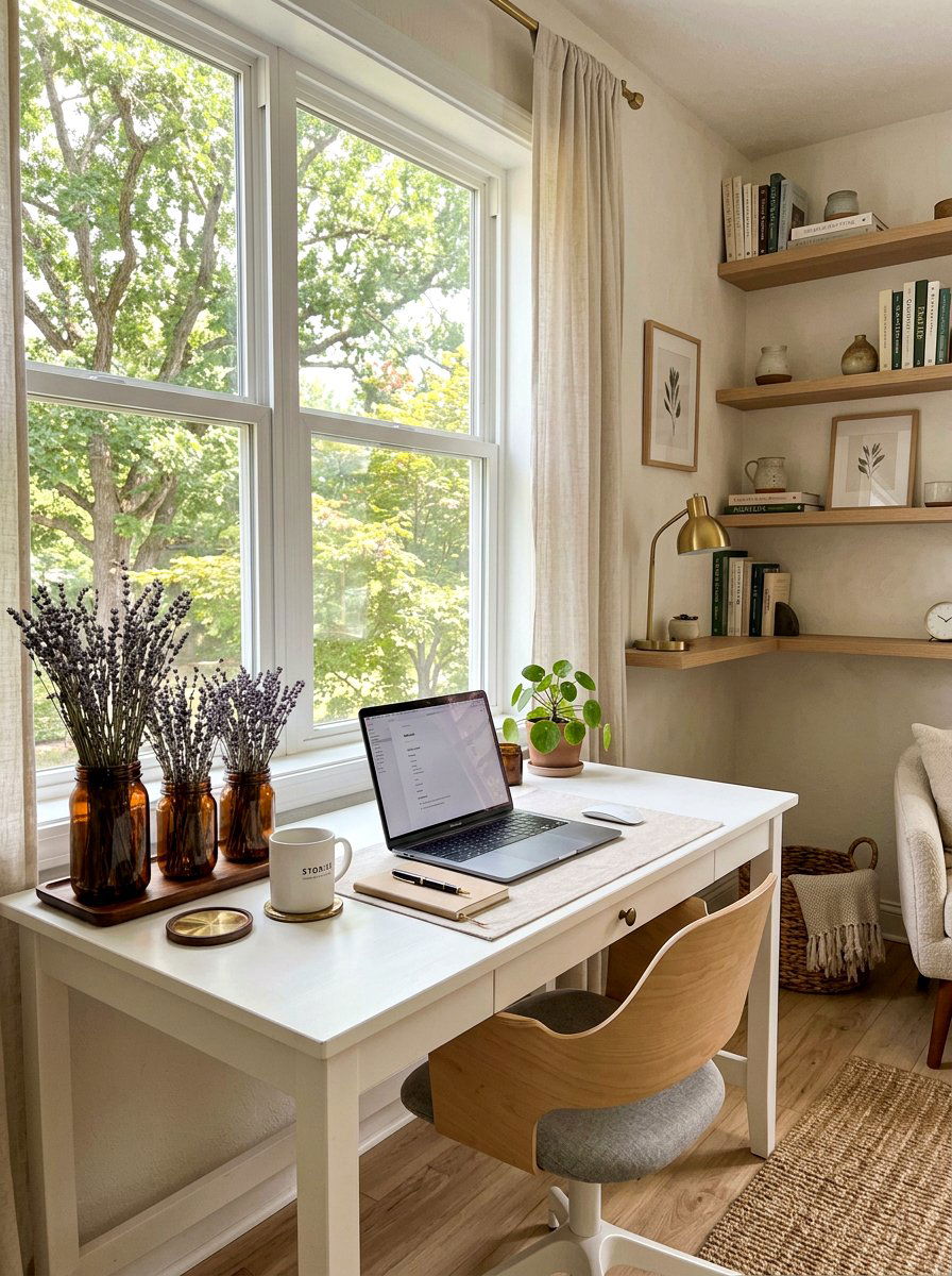 Dried Lavender In Jars - 25 Spring Centerpiece Ideas