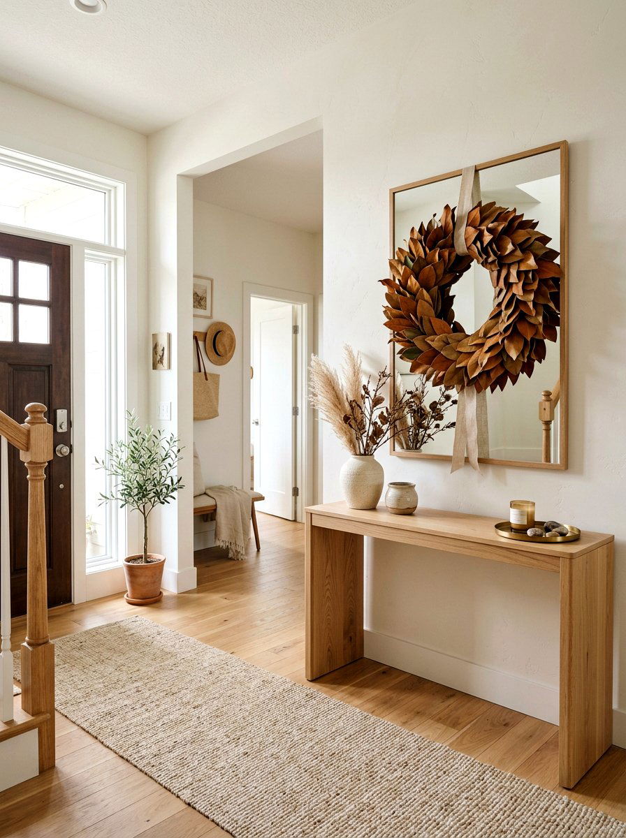 Dried Magnolia Leaf Wreath - 25 Spring Magnolia Wreath Ideas