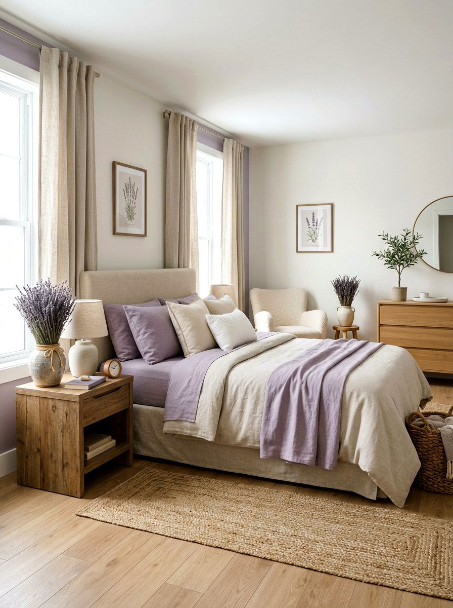 Dried lavender bedroom decor - 25 Spring Botanical Decor Ideas