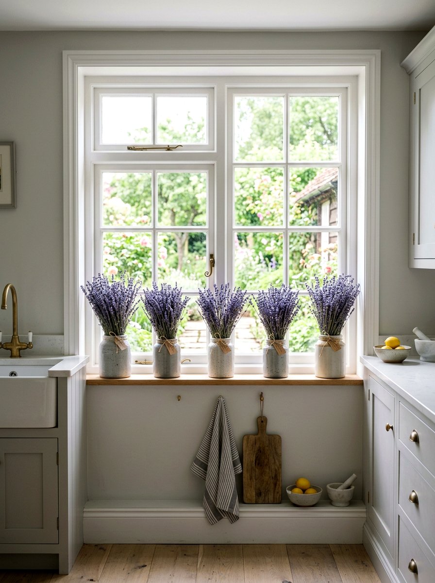 25 Spring Kitchen Window Decor Ideas to Let the Sunshine In