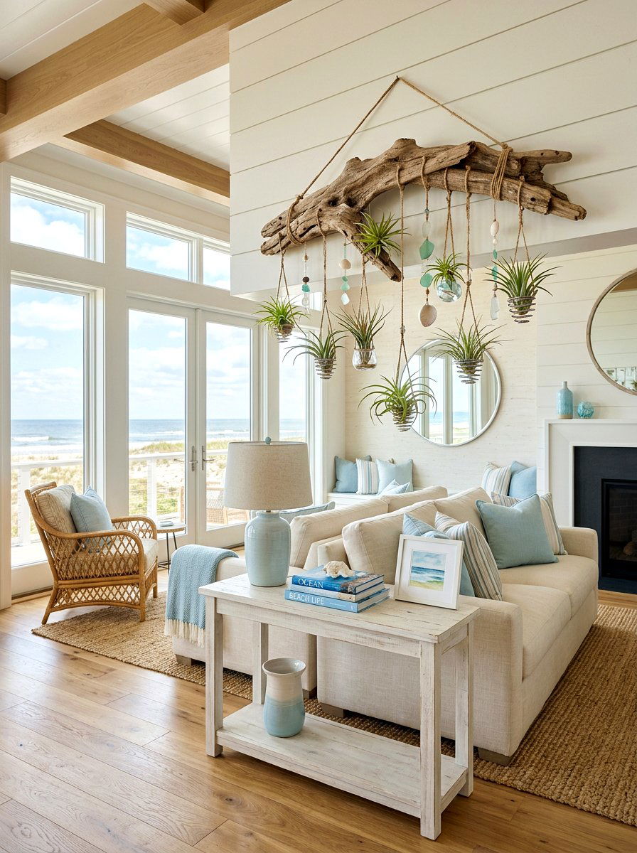 Driftwood Hanger - 25 Spring Plant Stand Ideas