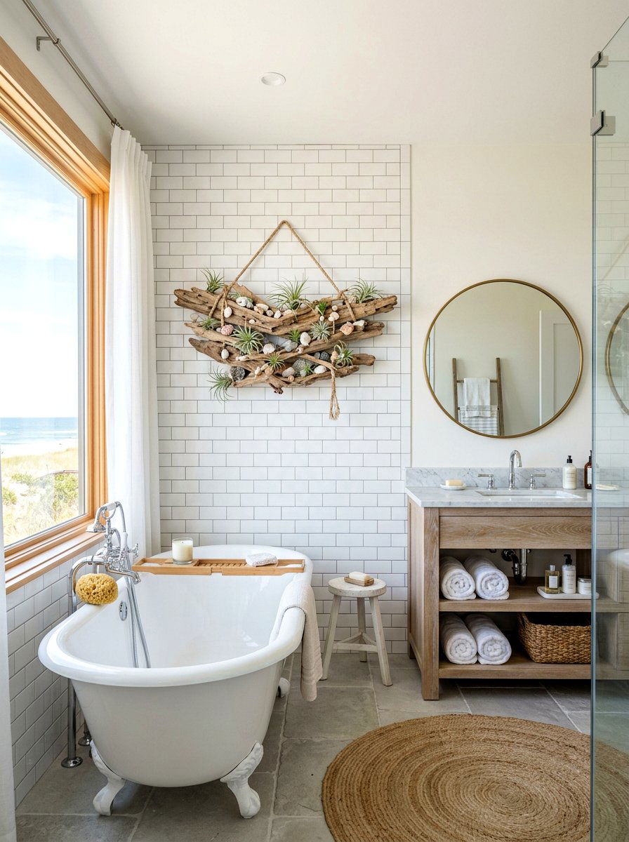 Driftwood Wall Hanging - 25 Spring Nature Craft Ideas