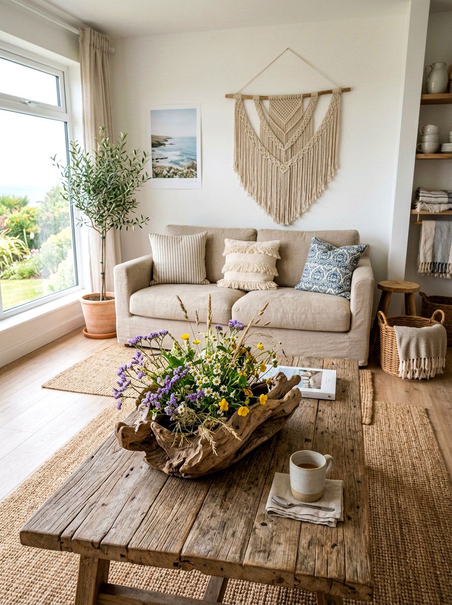 Driftwood and Wildflower Bowl