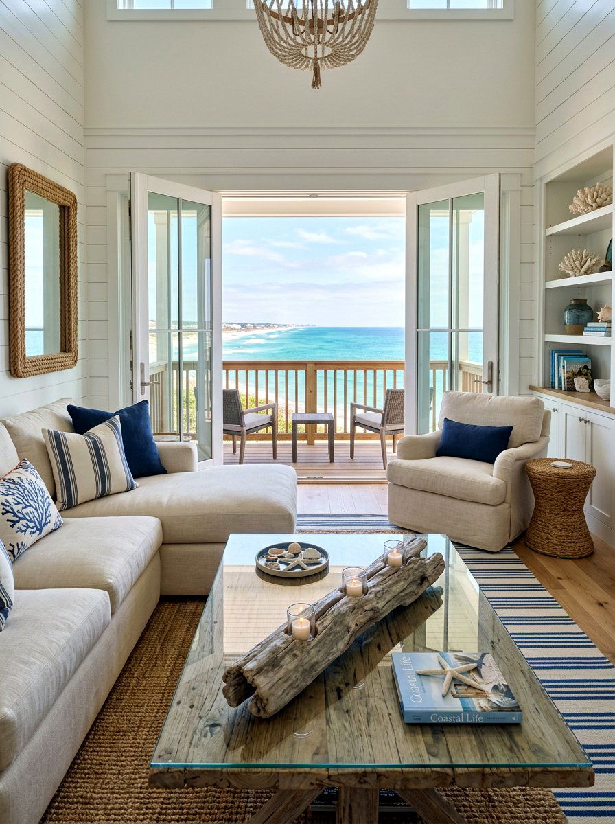 Driftwood candle piece - 25 Spring Candle Decor Ideas