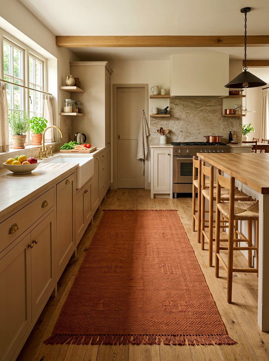 Earth tone kitchen rug - 25 Spring Kitchen Rug Ideas