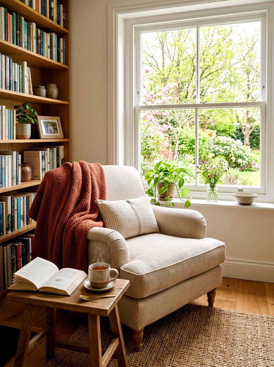 Earthy Orange Throw Blanket - 25 Spring Terracotta Decor Ideas