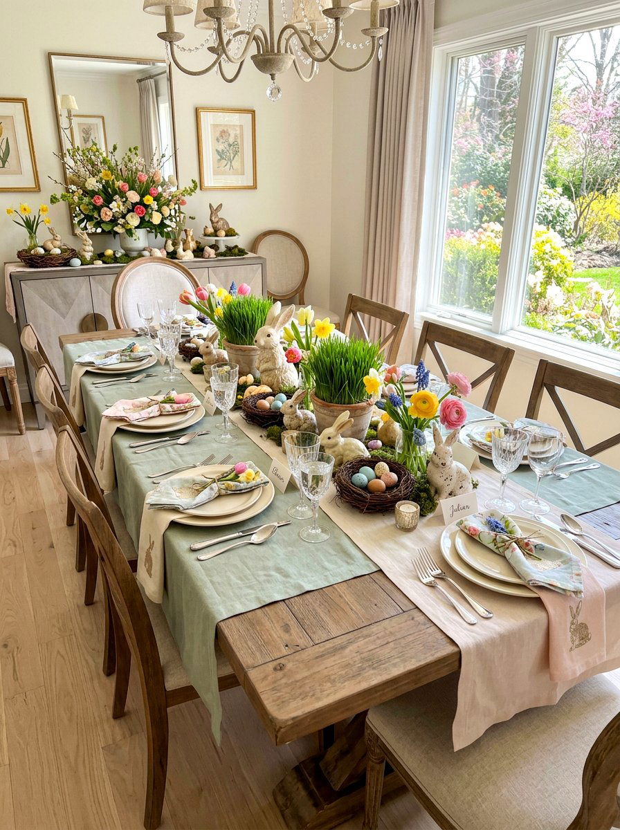 Easter Brunch Decor - 25 Spring Brunch Table Ideas