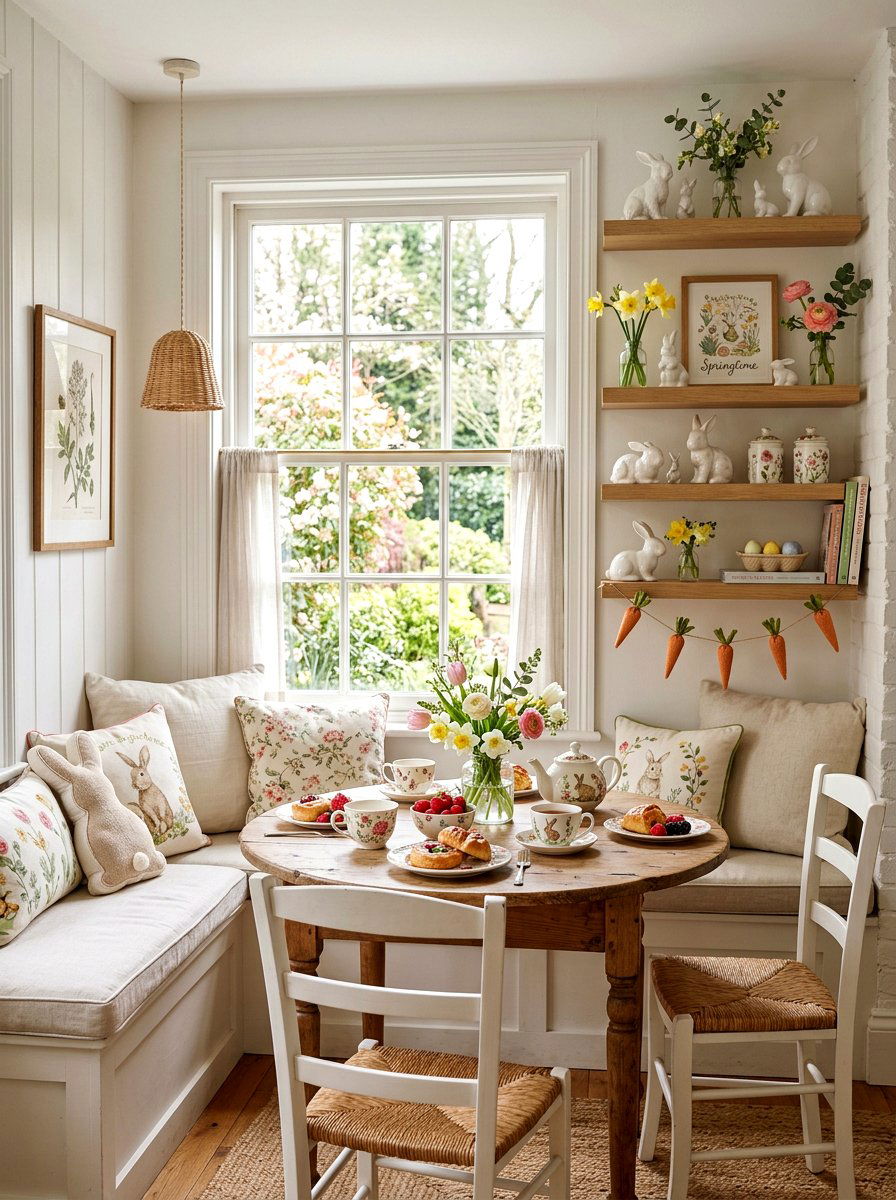 25 Stylish Spring Floating Shelf Decor Ideas You'll Love