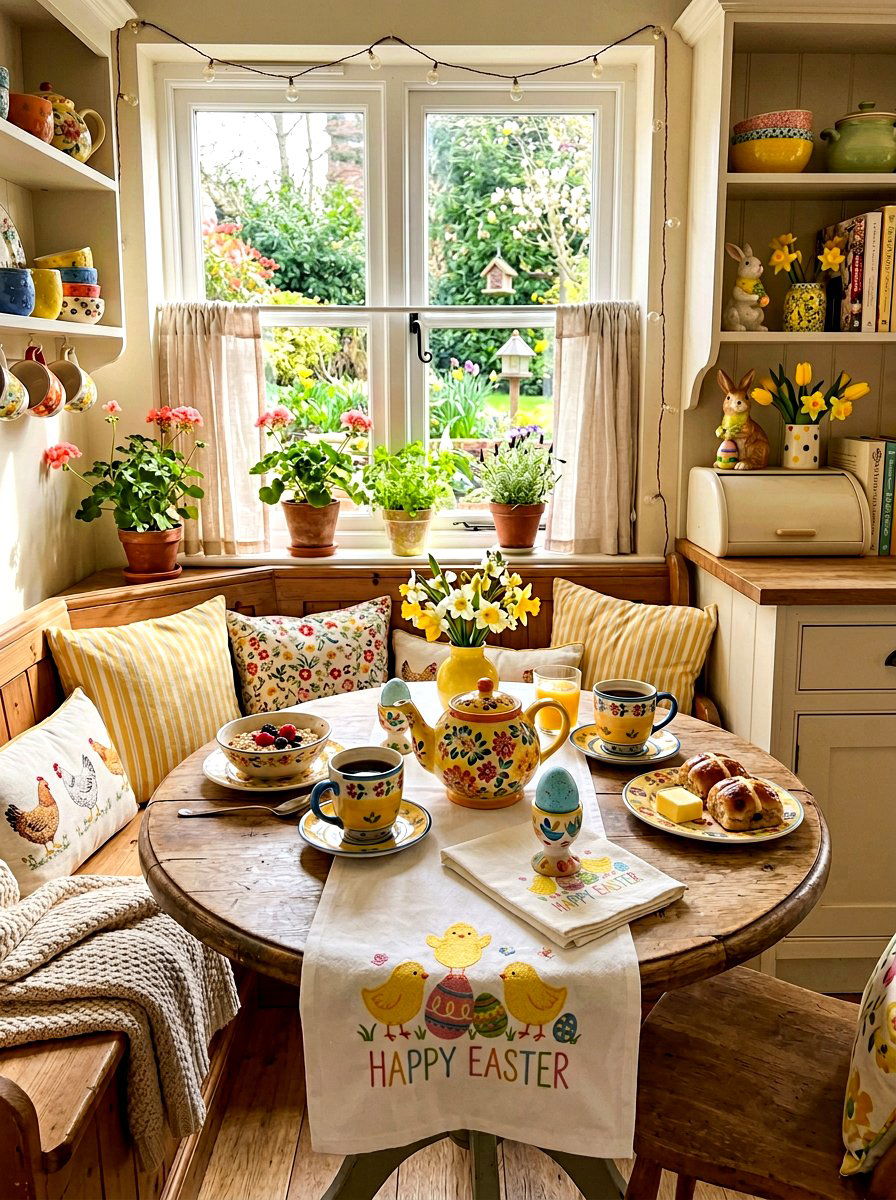 Easter Chick - 25 Spring Dish Towel Ideas