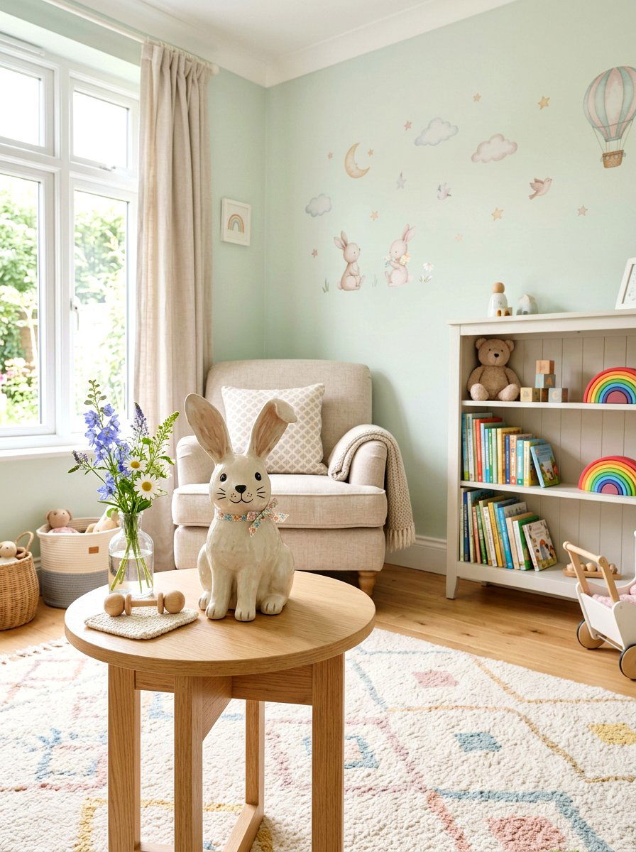 Easter Egg Side Table - 25 Spring Side Table Arrangement Ideas