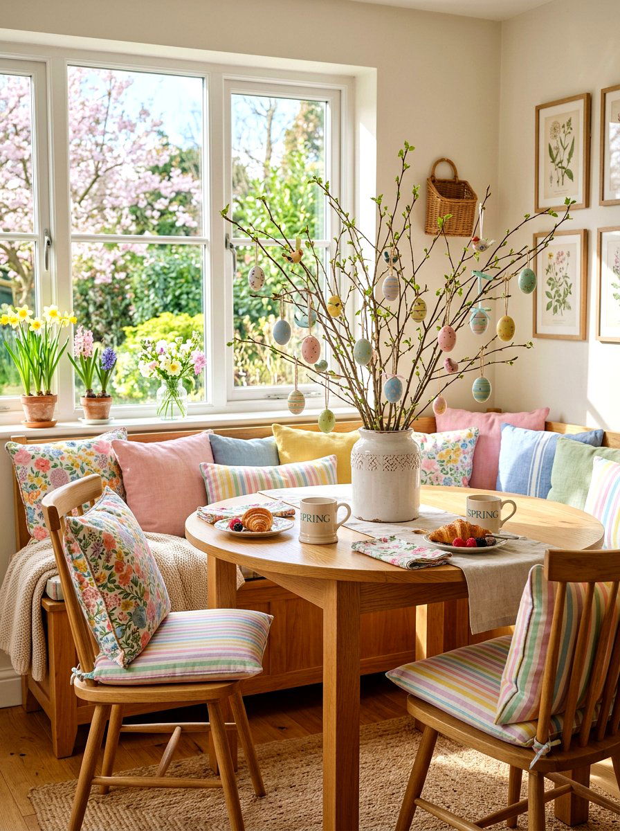 Easter Egg Tree Centerpiece - 25 Spring Centerpiece Ideas