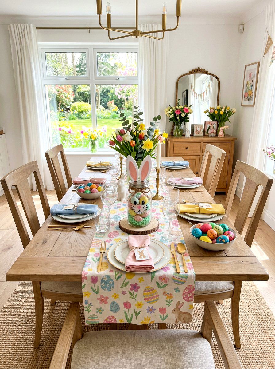 Easter Mason Jar - 25 Spring Mason Jar Craft Ideas