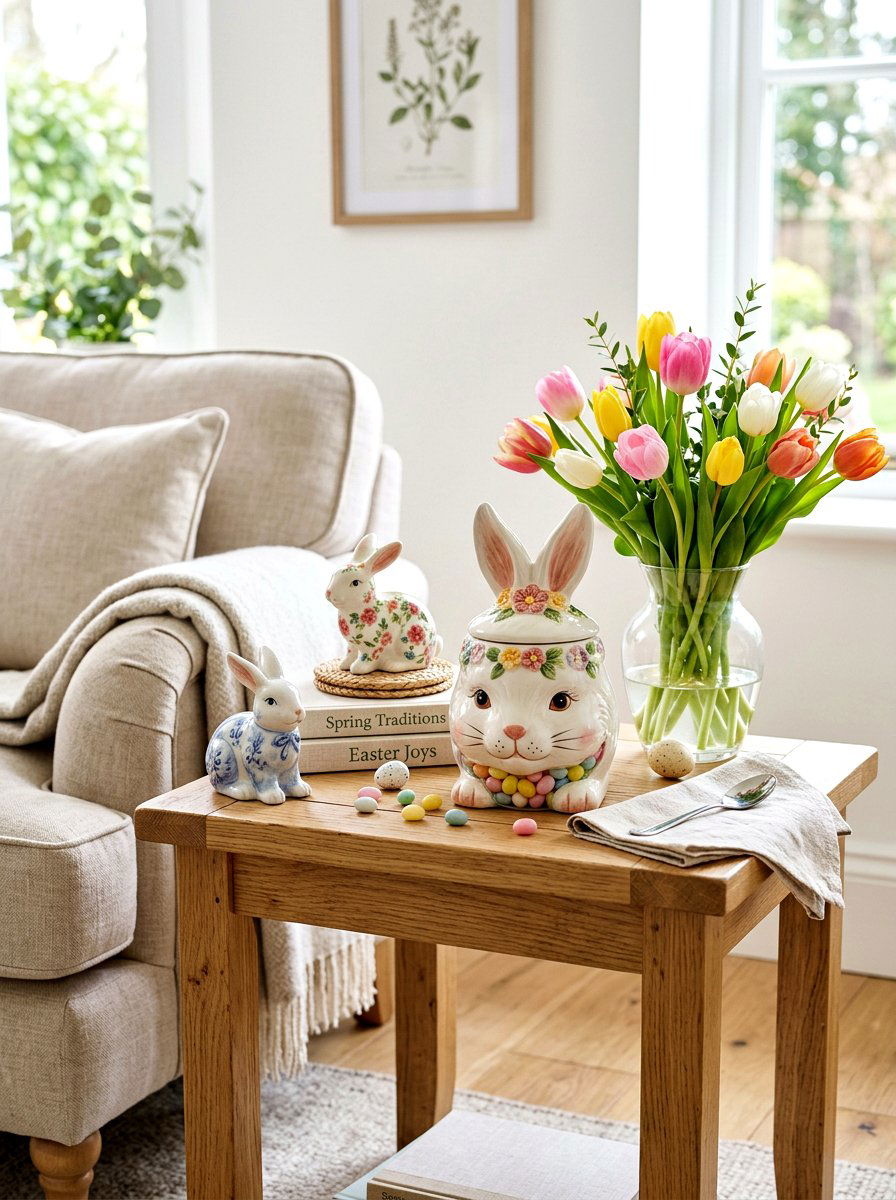 Easter bunny candy jars - 25 Spring Candy Jar Ideas