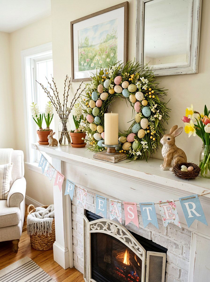 Easter egg candle ring - 25 Spring Candle Ring Ideas