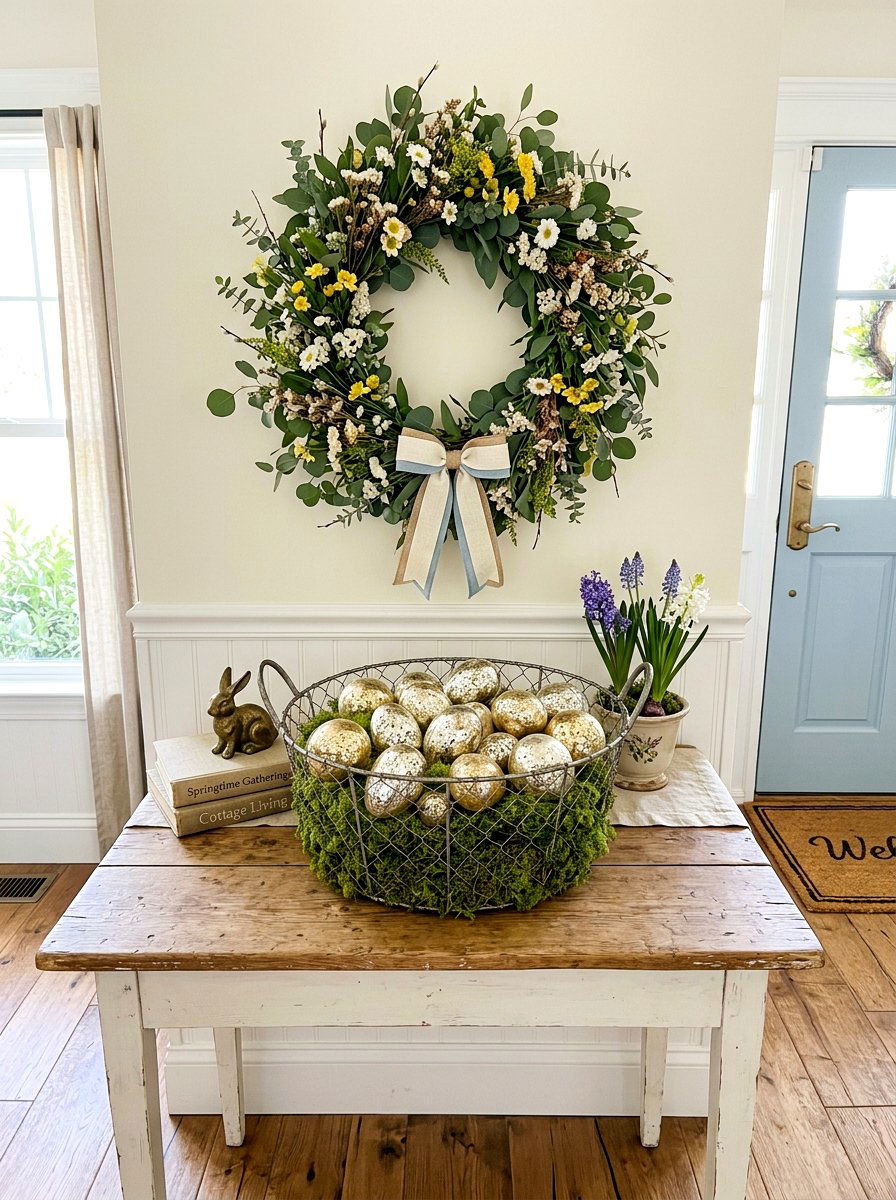 Easter mercury glass eggs - 25 Spring Mercury Glass Decor Ideas